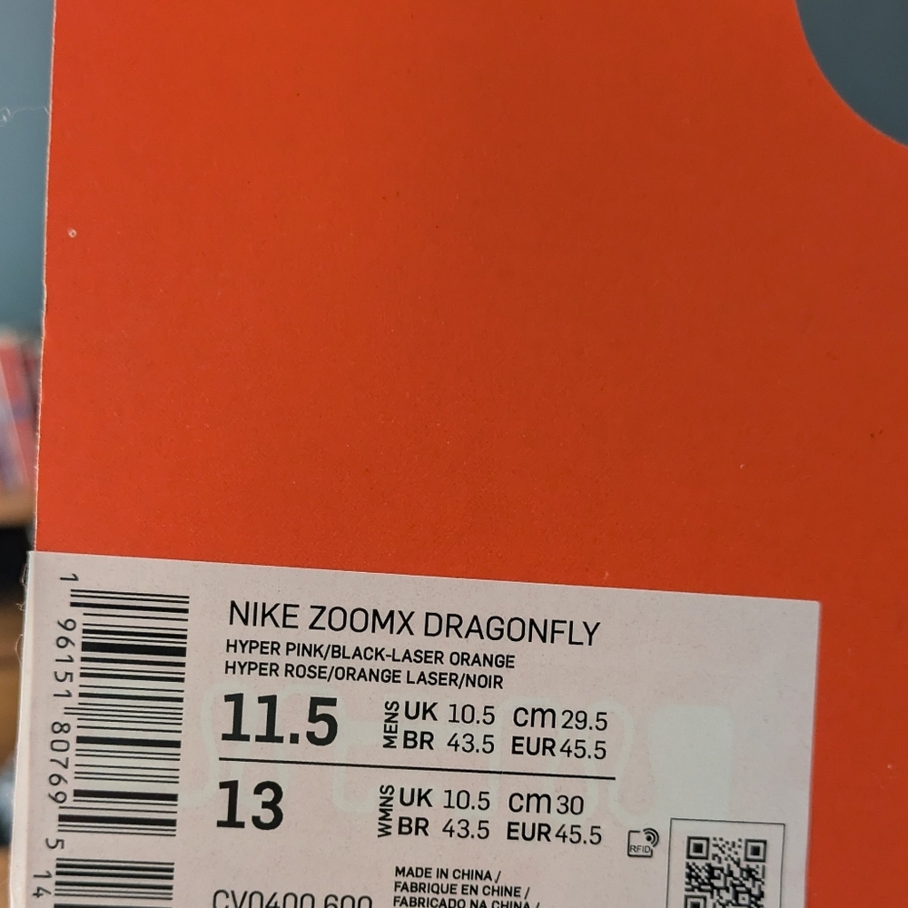 Nike Dragonfly Track Spikes (Mens 11.5) - Picture 4 of 4